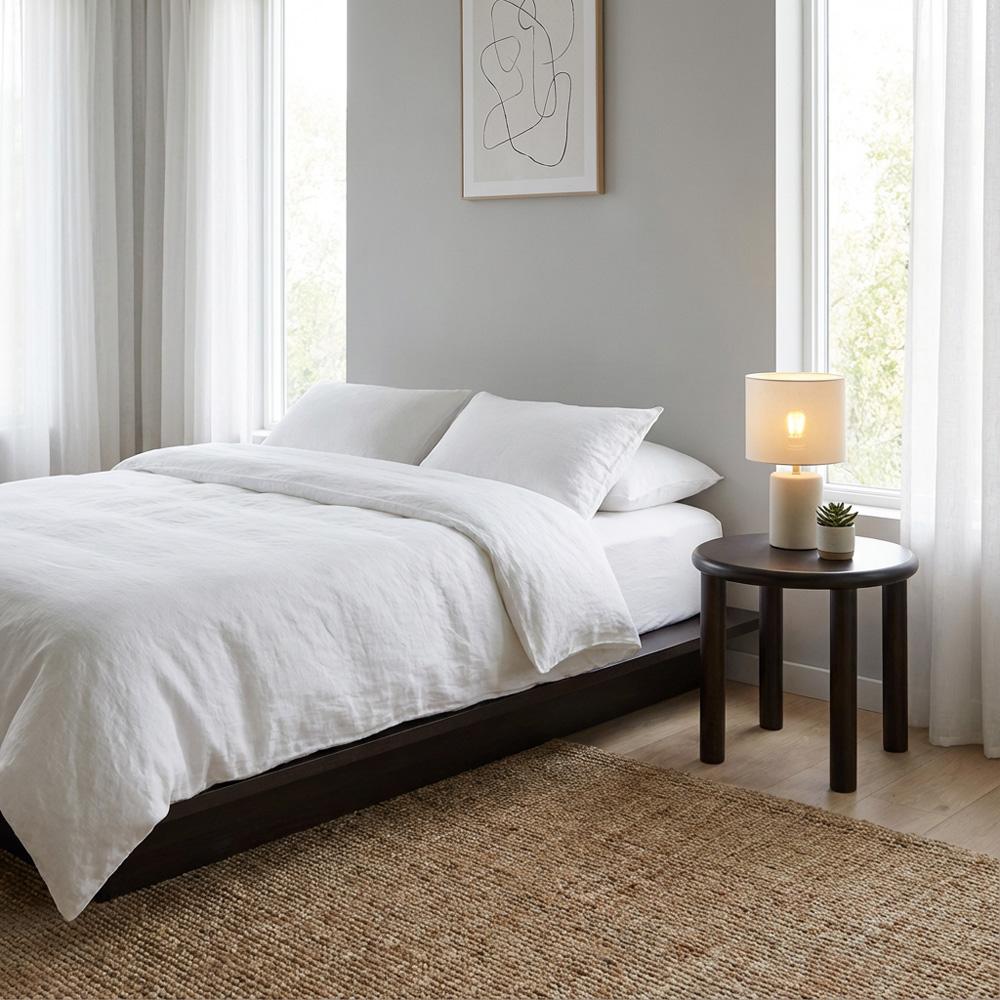 Agatha Wooden Lamp Table