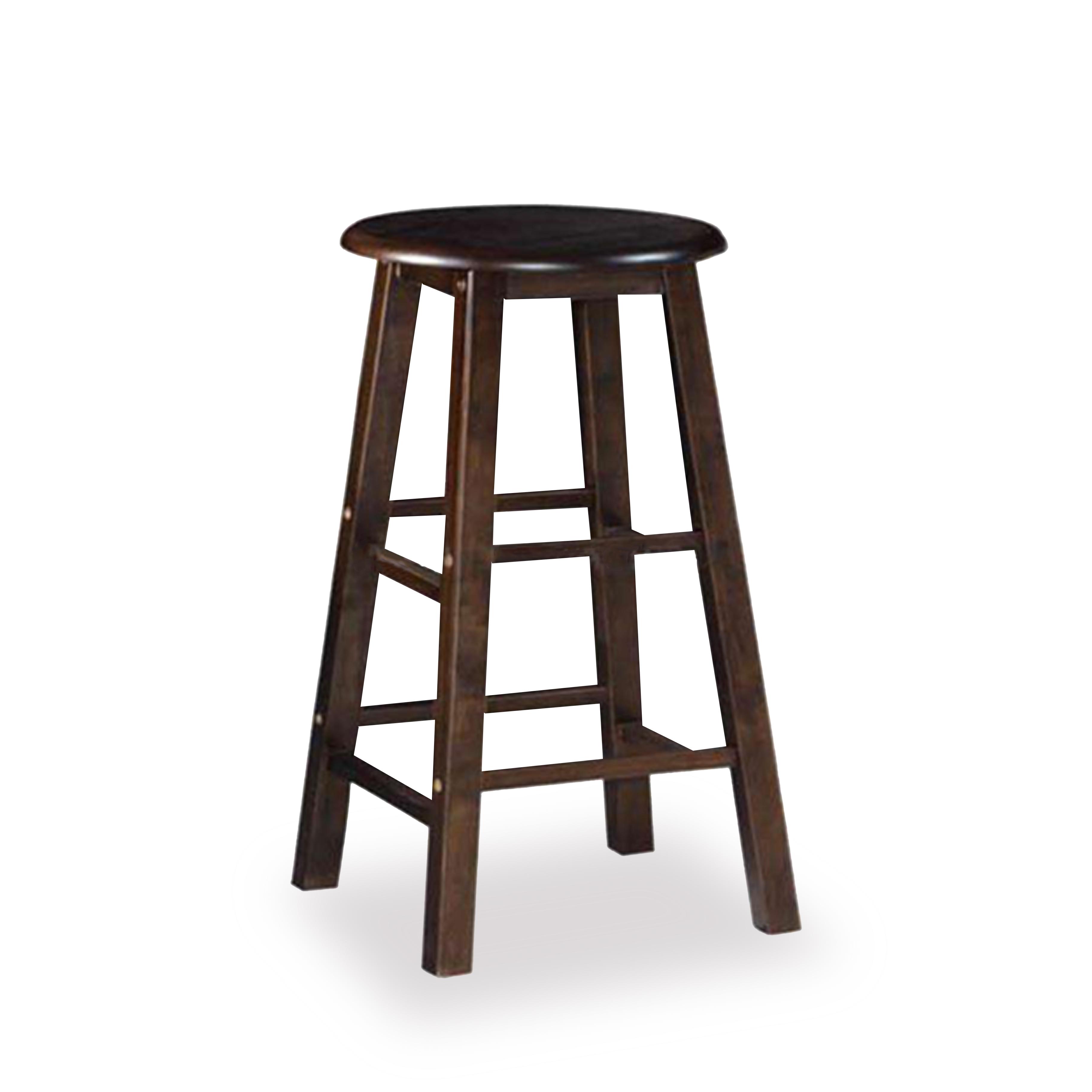 Polo Wooden Island Stool 24Inches (2units) - Cappucino 