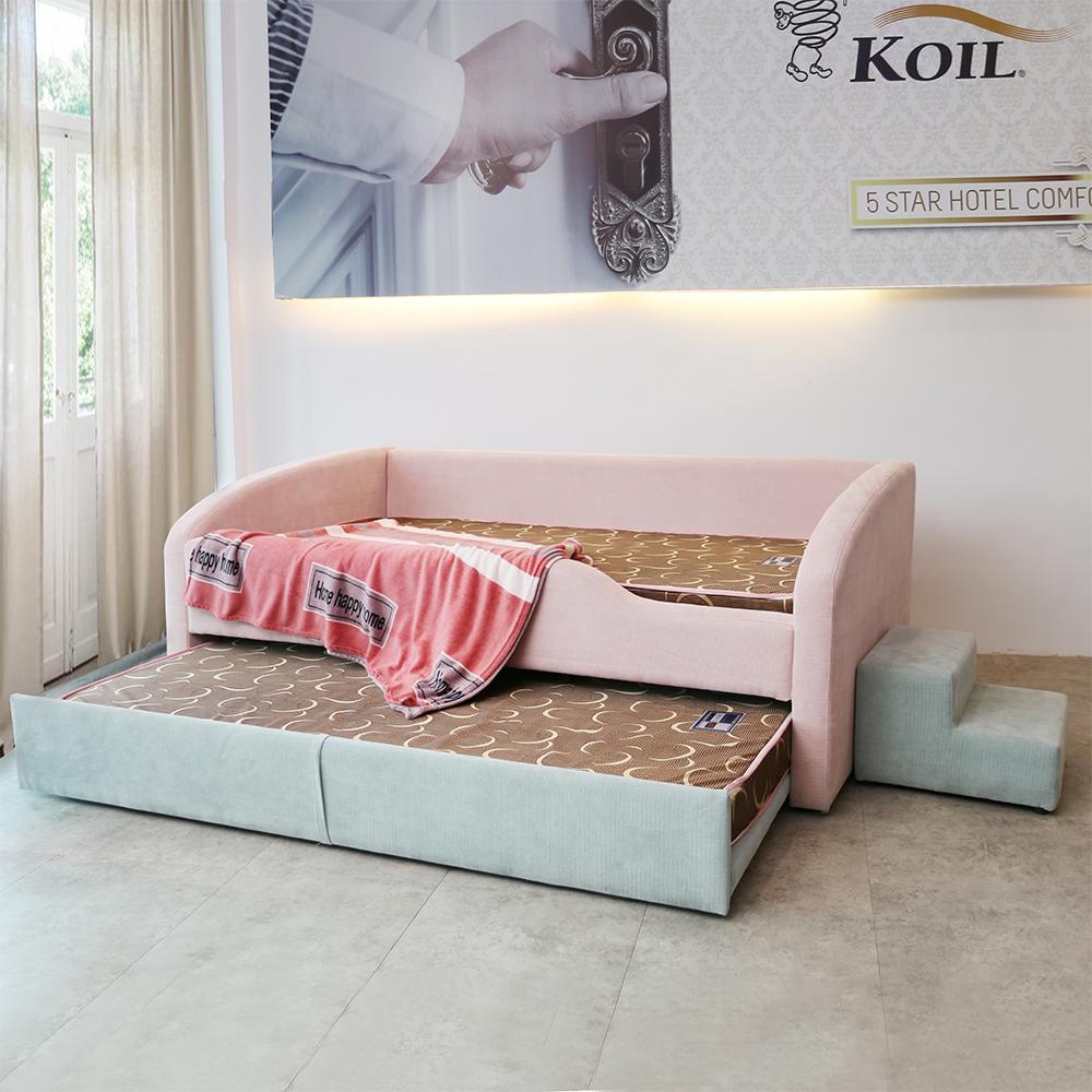 Shirlyn Fabric Bed with Pull Out 