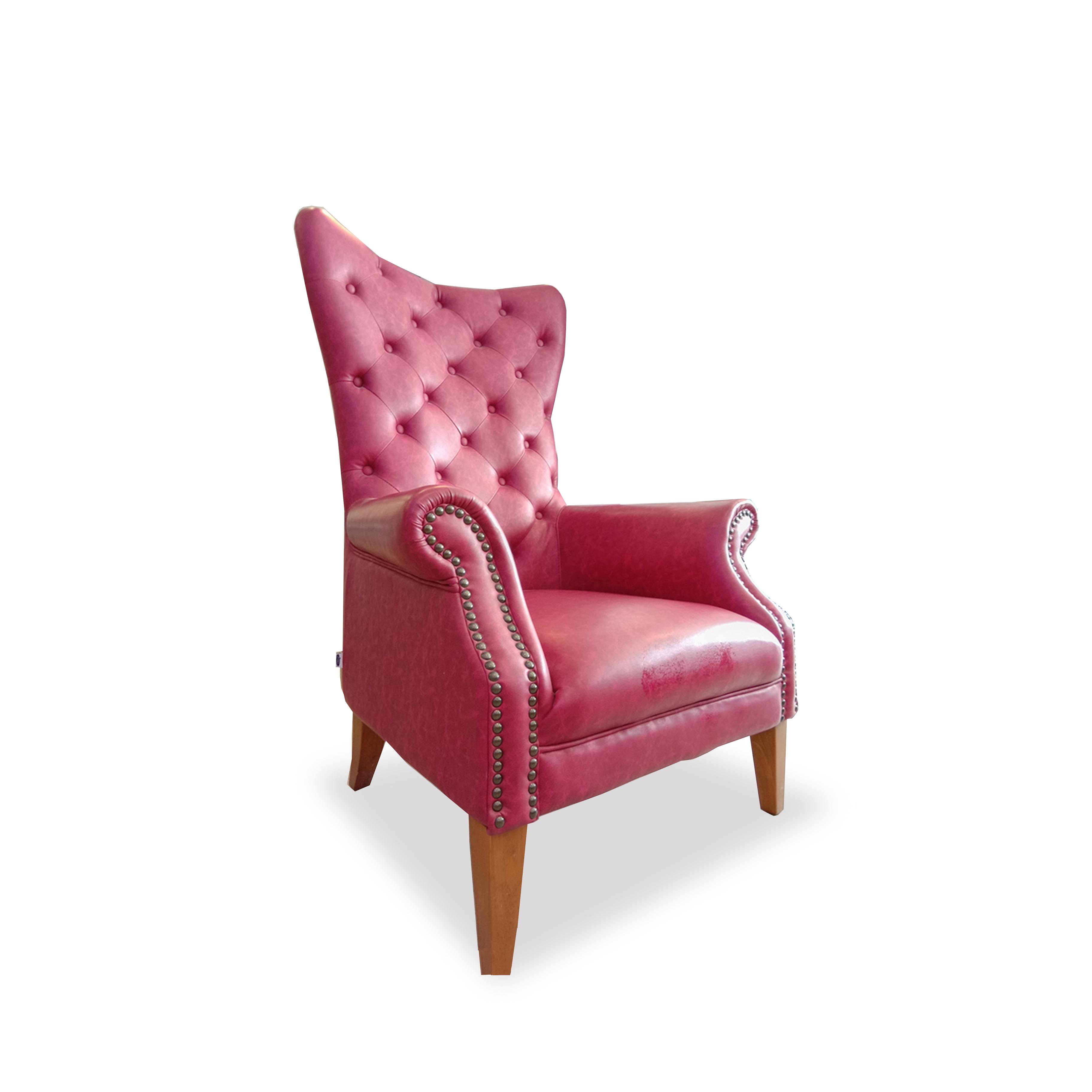 Houzz Leather Wing Chair 