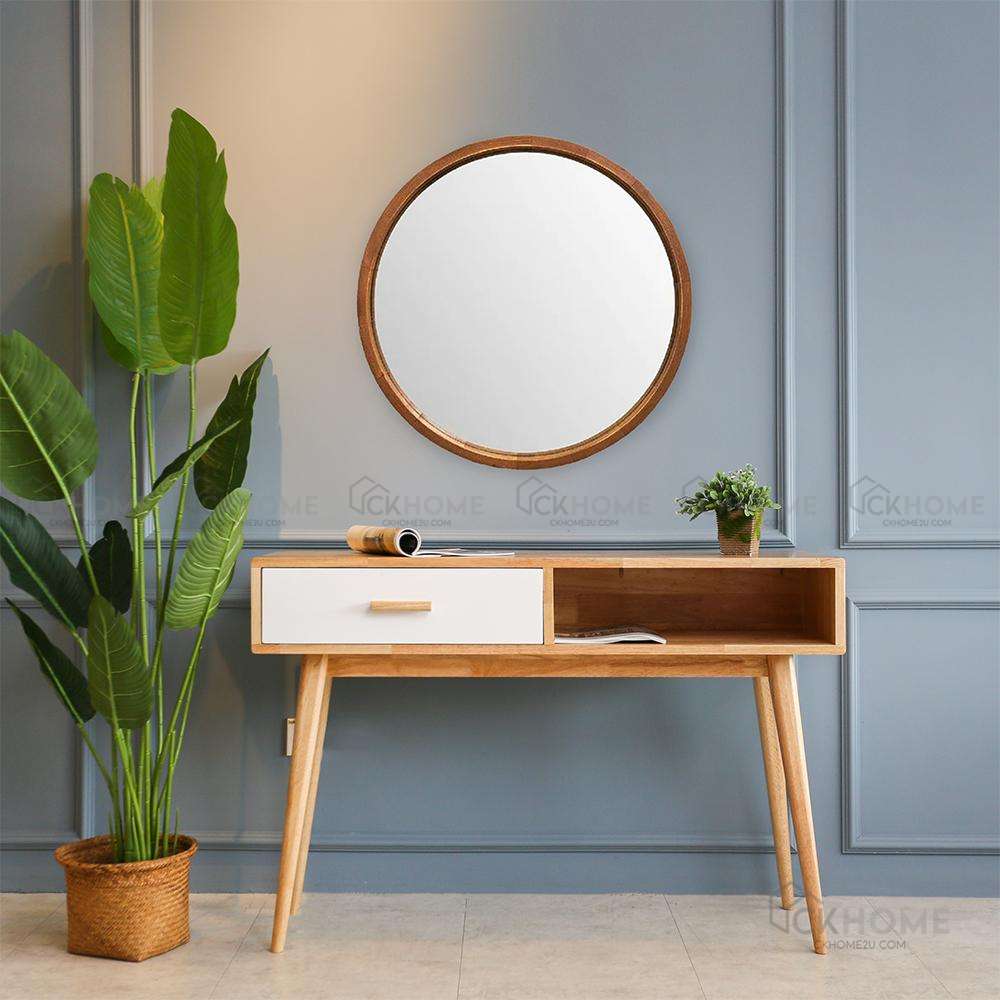 Hollywood Full Solidwood 120cm Console Table (2colour Available)
