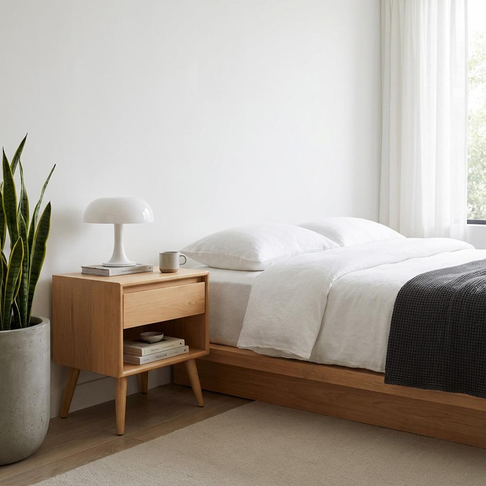 Elizabeth solid wood side table