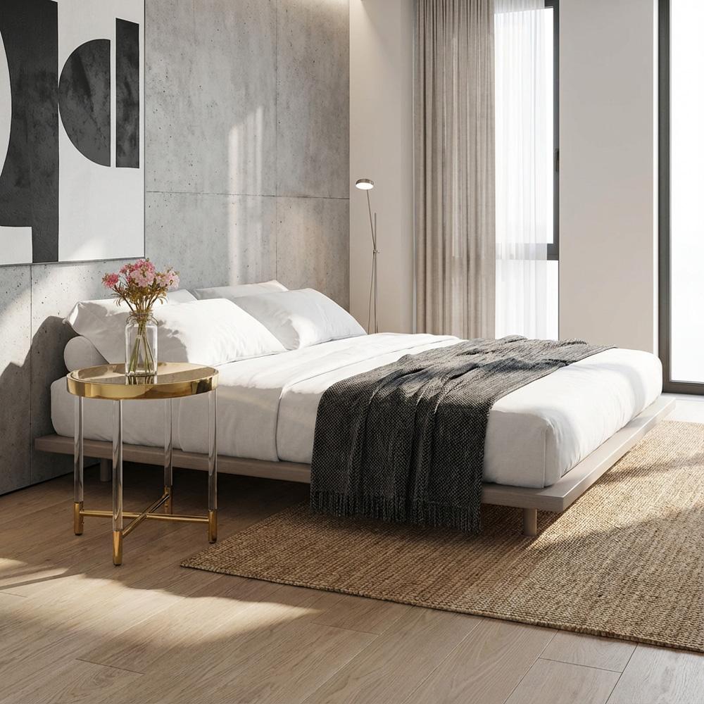 Vain Metal Gold Frame Side Table