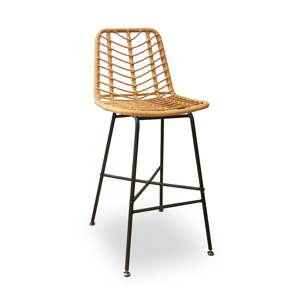 Willow Rattan Bar Chair 29'' Seat