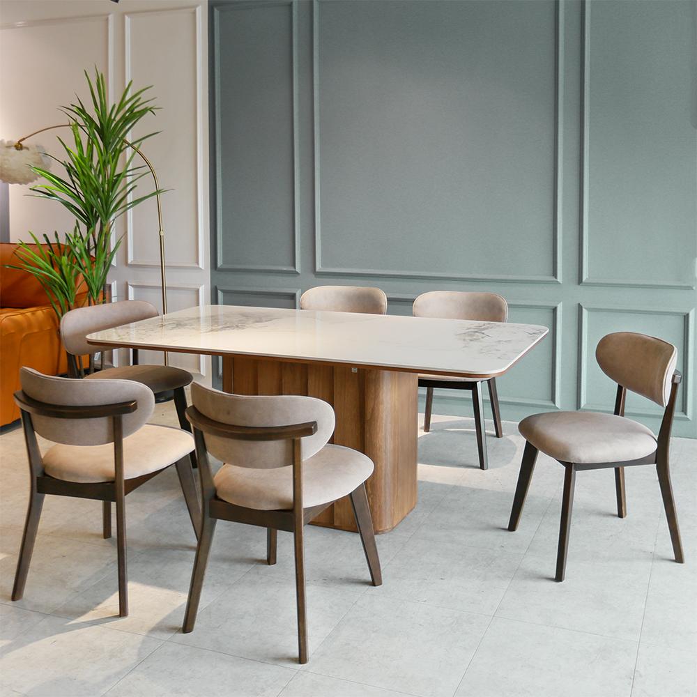 Sereno Sintered Stone Dining Set 1+6