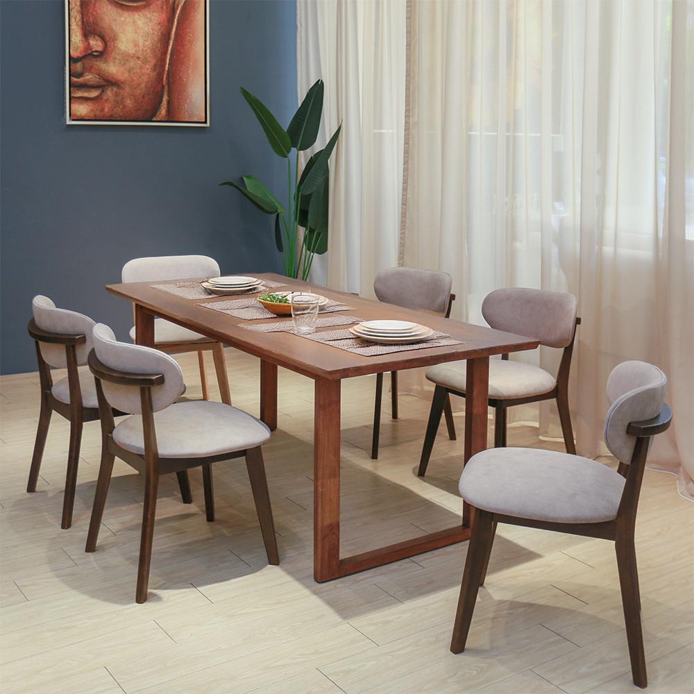 TSUNO Dining Set 1+6 (180cm)