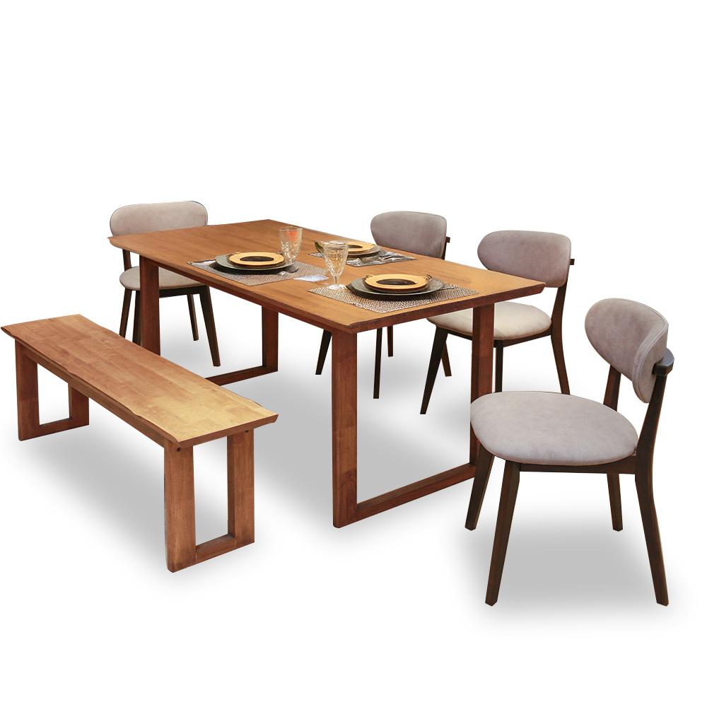 TSUNO Dining Set 1+1+4 (180cm)