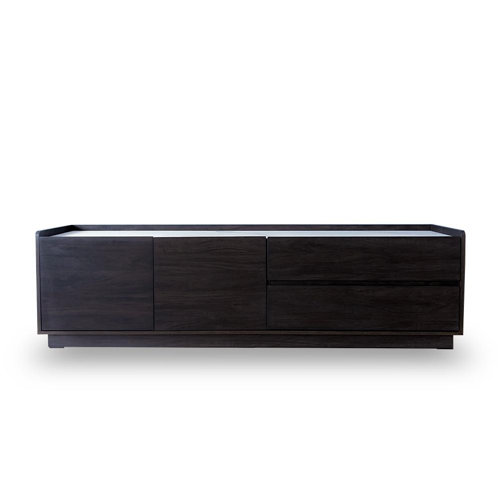 NOIRVA Luxe TV Cabinet - Dark Brown