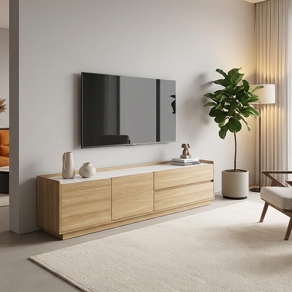 NOIRVA Luxe TV Cabinet - Natural 
