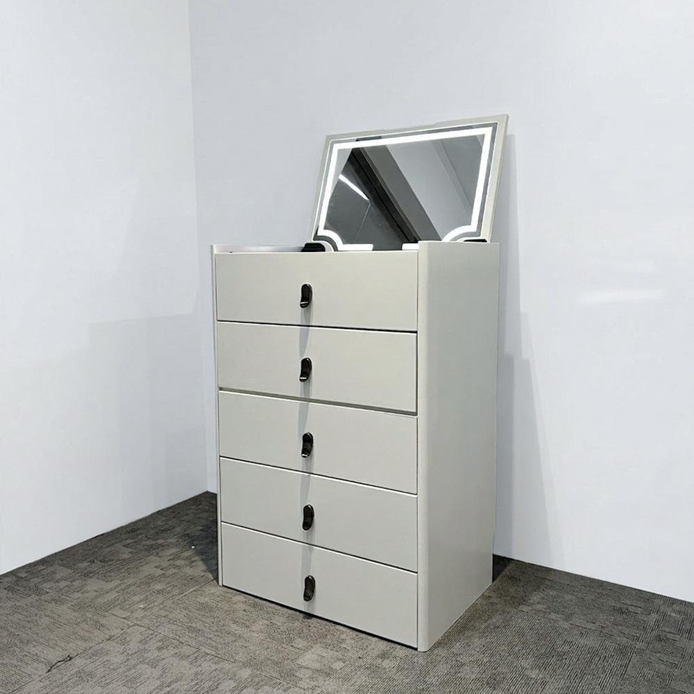 Dresco Chest Drawer with LED Make-Up Mirror