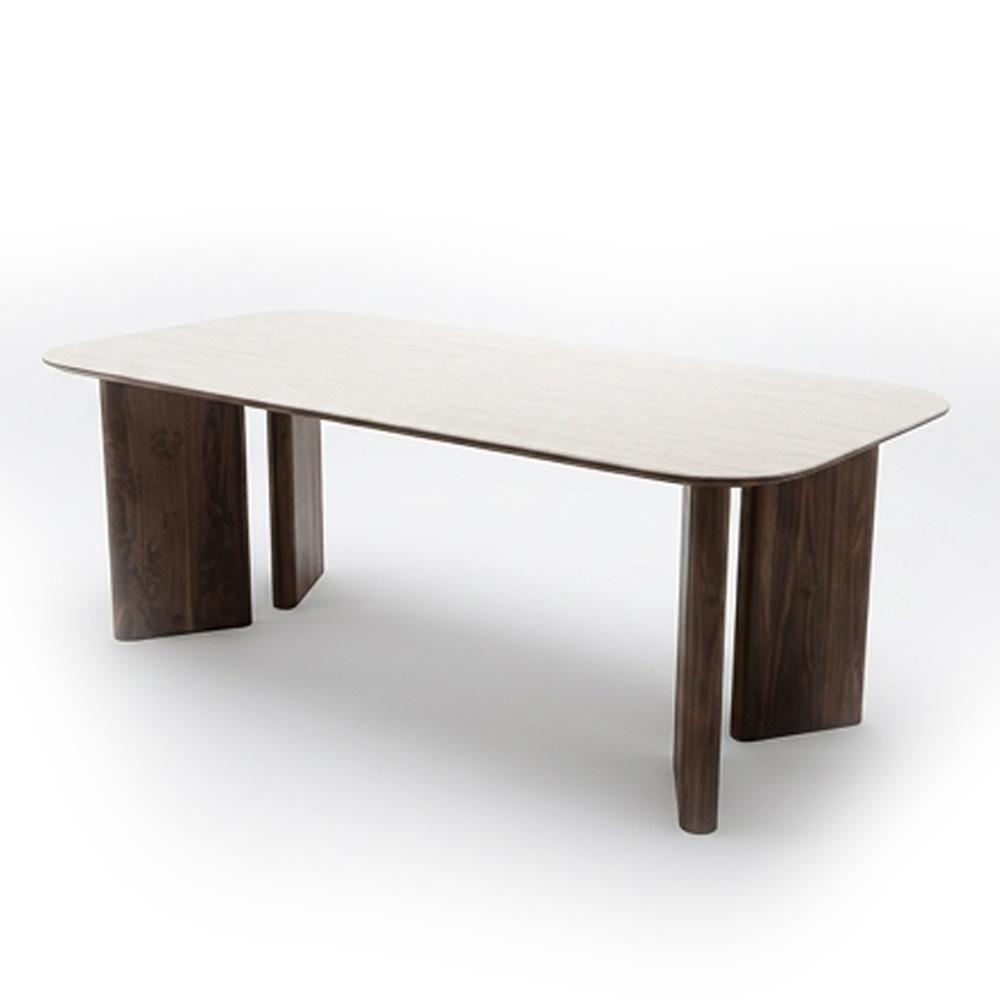 MeadowWood Matte Sintered Stone Dining Table 