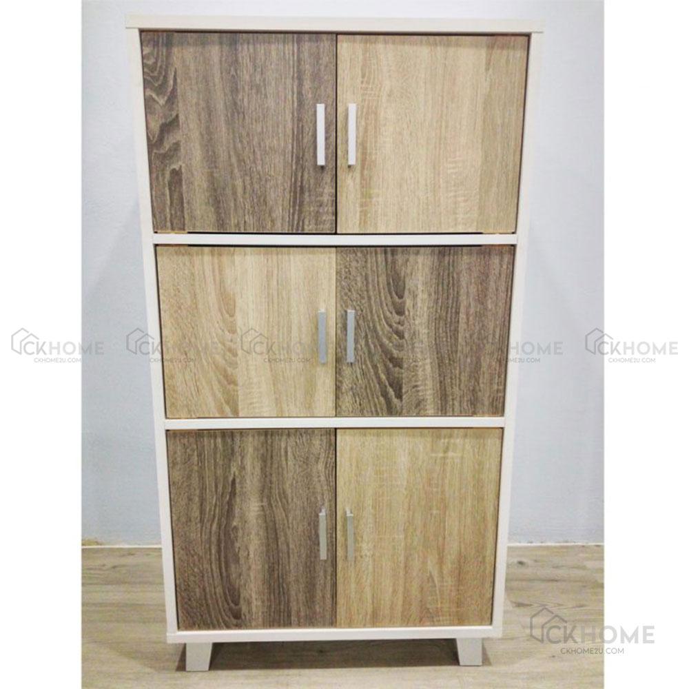 ANZI Bookshelf 3 level with doors