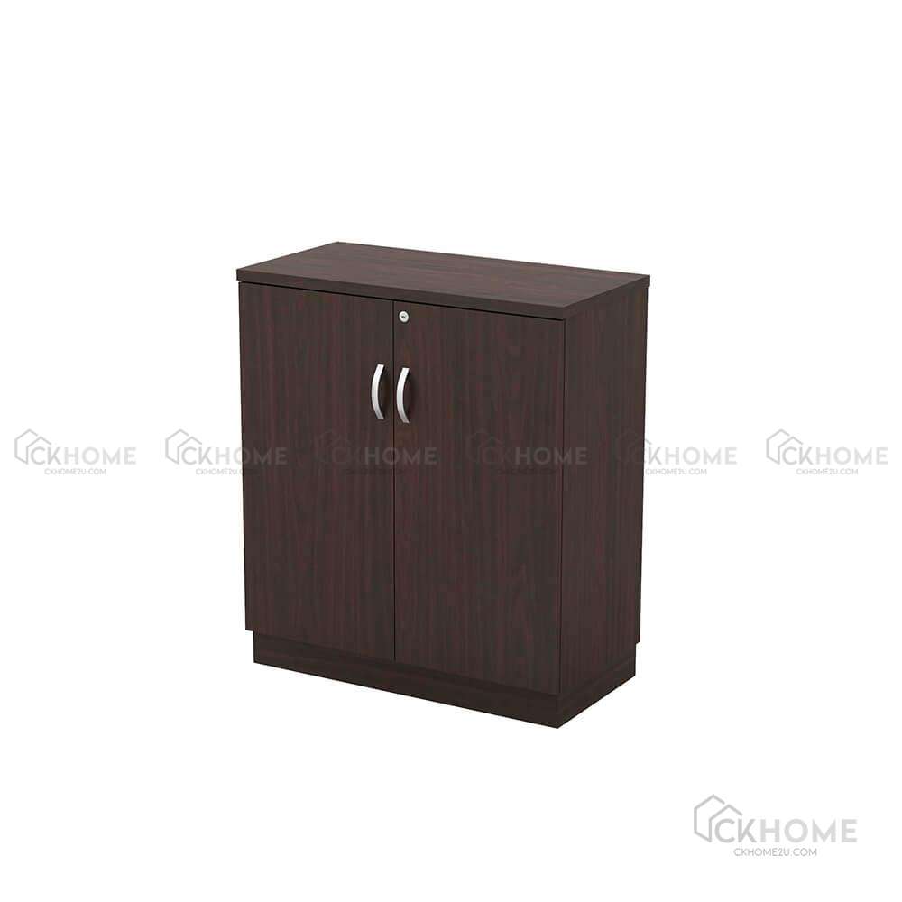 Walnut Swinging Door Cabinet (91cm)