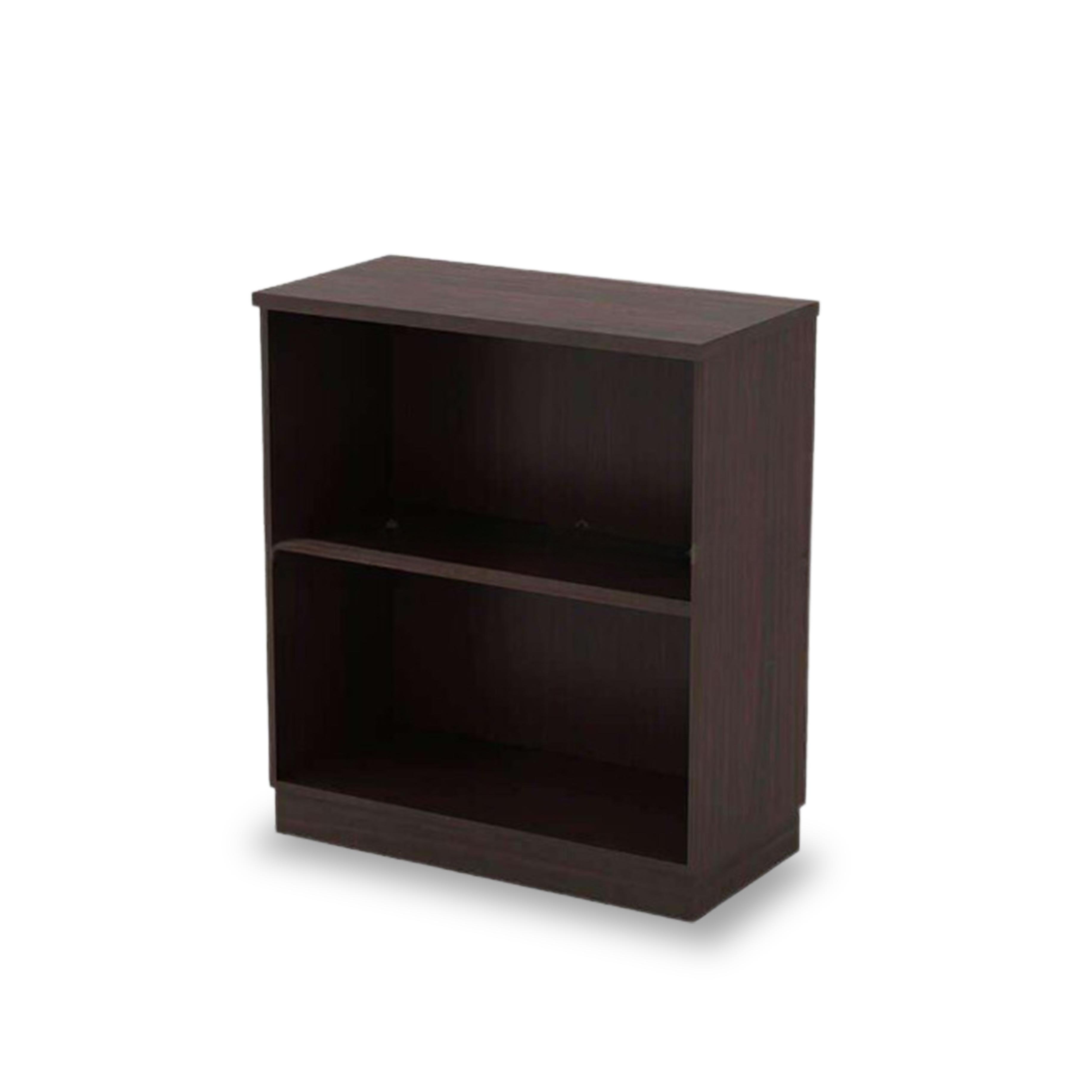 Walnut Open Shelf Cabinet (91cm) 