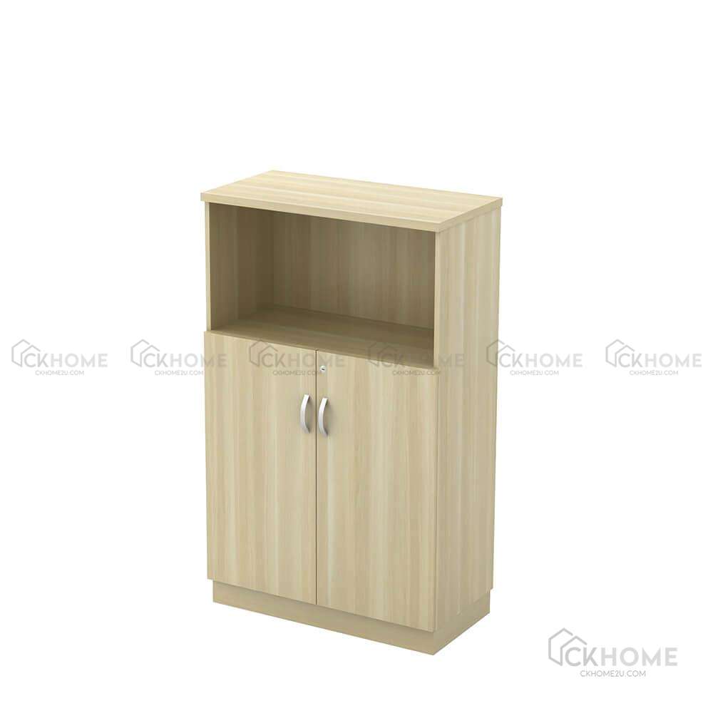 Boras Ash Semi Swinging Door Cabinet (131 cm) 