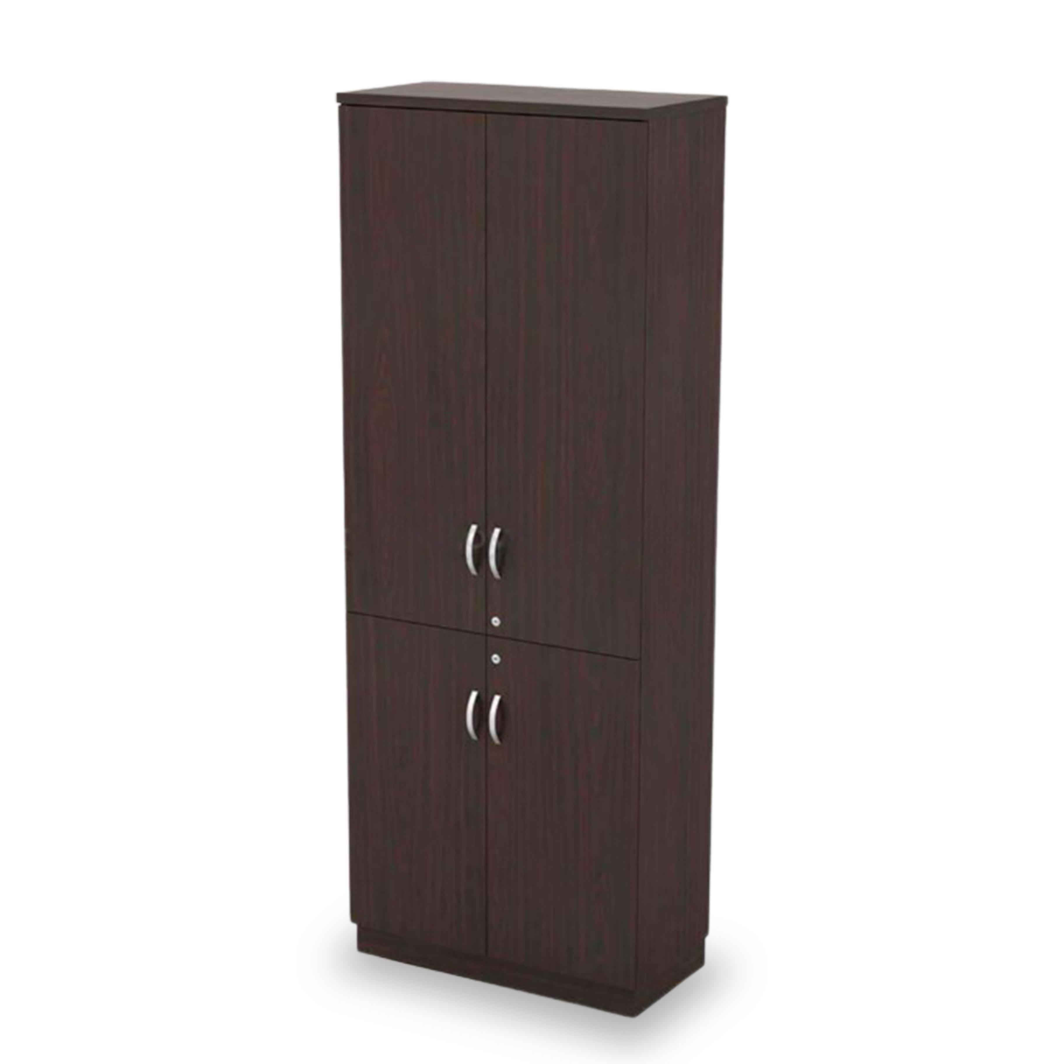 Walnut Swinging Door High Cabinet