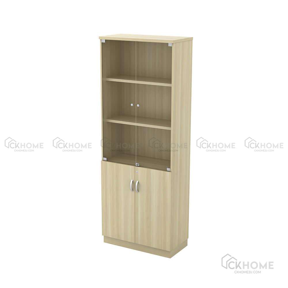 Boras Ash Swinging Glass Door High Cabinet